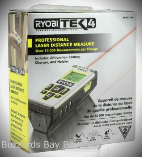 NEW Ryobi Tek4 Professional Laser Distance Measure RP4011LK Kit 