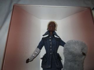 Byron Lars Barbie Indigo Obsession Black African American Doll In Box