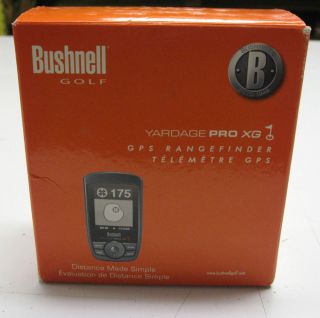 Bushnell Golf Yardage Pro XG GPS Rangefinder