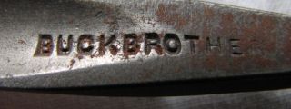Vtg Old Lot 10 Buck Brothers Chisels Carving Gouges Tools