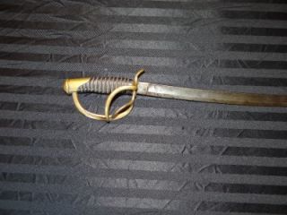 1865 a g m chelmsford mass civil war calvary sword