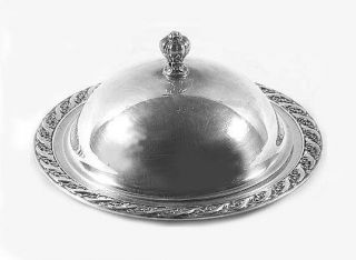   Wm Rogers International Silver Butter Dish w Dome Cover 200