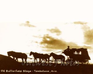 Tombstone AZ Butterfield Stage Coach Stagecoach Photo