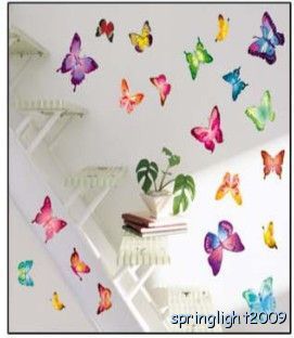 Butterfly Wall Door Window Stickers Home Decor DIY Art