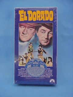  DORADO VIDEO VHS 1989 John Wayne Robert Mitchum James Caan New Sealed
