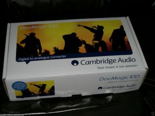 Cambridge Audio DacMagic 100 Digital to Analog Converter MSRP 369