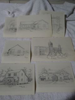 These sketches are of the Olympia Mill, School Parker House and Boss 