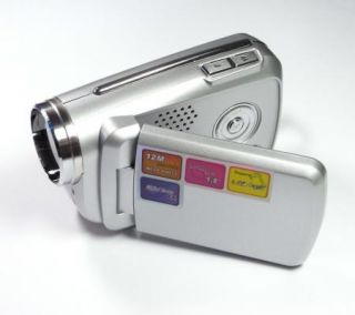 New Mini Digital Video Camera DV Camcorder 12MP 4xZoom 1 8 LCD Silver 