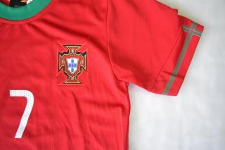 2012 No 7 C Ronaldo Portugal Home Football Kit 3 14 Years Available 