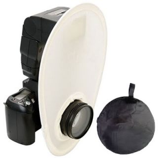 Cloth on Camera Flash Diffuser Collapsible for Canon Pentax Nikon Sony 