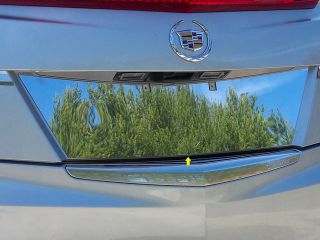 2013 CADILLAC CADY ATS 1PC STAINLESS STEEL LICENSE PLATE TRIM