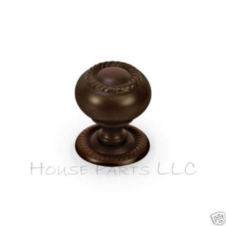 Rope Cabinet Knobs with Backplate Copper Bronze Lot 25