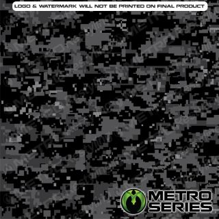 HD Digital Mid Night Camouflage Vinyl Wrap 3M 1080 Controltac Adhesive 