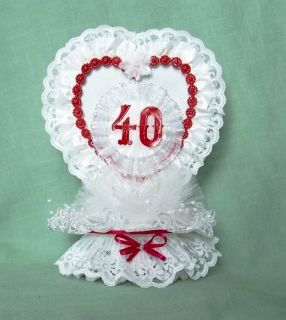 40th 50th 60th 25th Wedding Anniversary Cake Topper