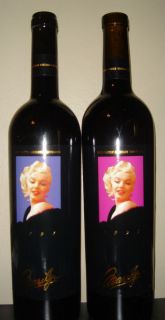 Marilyn Monroe 1994 1995 Napa Cabernet Numbered Wine