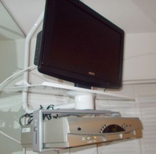  CEILING MOUNT BRACKET WITH ADDL MOUNT for CABLE BOX, DVR, VCR ETC