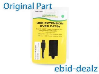 Brand New Cables Unlimited USB Extension Over Cat5e Adapter USB 1370 