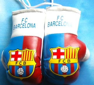  F C Barcelona Mini Boxing Glove Flag