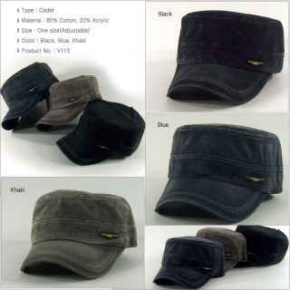   ,Women & Unisex Army Caps/Military Hat/Vintage Adjustable Cadet_V113