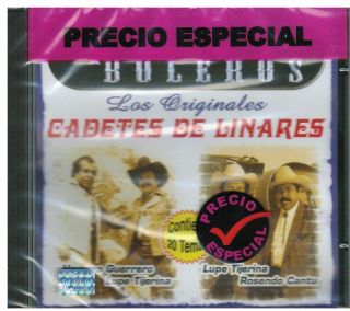 Los Originales Cadetes De Linares CD NEW Boleros ALBUM Con 20 