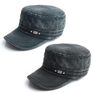 New Washed Cotton Distressed Military Cadet Caps Hat 01