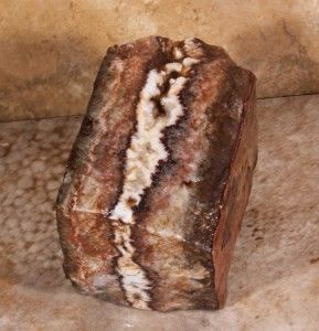 estate cady seam agate lapidary rough 1 lb 5 oz