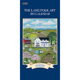 Lang Folk Art 2013 Vertical Wall Calendar 0741242516