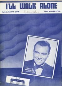 Sammy Cahn Bob Strong Sheet Music Ill Walk Alone 1944