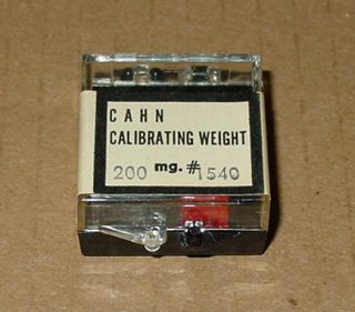 Cahn Microbalance 1540 200mg Calibration Weight in Box