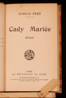 c1915 CADY MARIEE Camille PERT Louise Hortense Grille de Rougeu