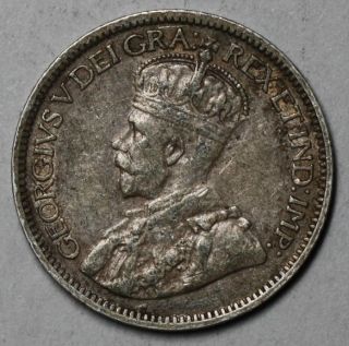 1919 Canada Silver 10 Cents Dime King George V Lot A