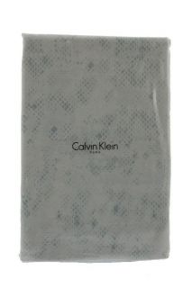 Calvin Klein New Diamond Back Gray Cotton 220TC 110x108 Flat Sheet 