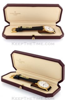 Patek Philippe 3919 Hobnail Calatrava Watch 18K Gold Mechanical Manual 