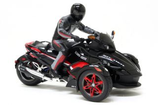NIB CAN AM SPYDER REMOTE CONTROL MOTORCYCLE RED BLACK ACCESSORY NEW 
