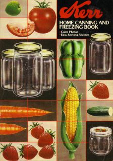 Kerr Home Canning Freezing Cook Book Cookbook Recipe 1986 Pickles 