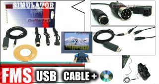 Transmitter Flight Simulator Helicopter FMS USB Cable