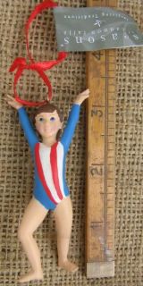 Midwest of Cannon Falls Girl Gymnastics Resin Ornament. NEW from our 
