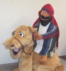 Bible Character on Camel Puppet for Ministry Arab