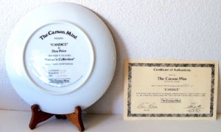 Candace Collector Plate by Don Price Carson Mint Collector Plate