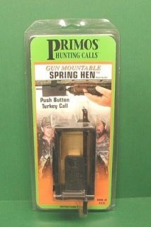 New Primos Spring Hen Push Button Turkey Call   Gun Mountable