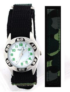   Kids Boys Velcro Strap Army Camouflage Watch Xmas Gift for Boys