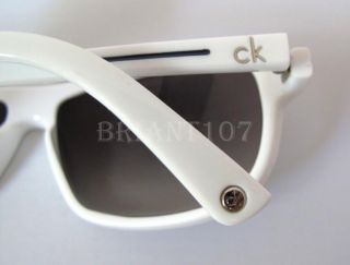 New Calvin Klein Womens Sunglasses CK3097S White Purple Gradient $72 