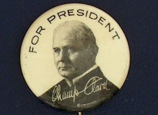 campaign pin pinback button political badge election CHAMP CLARK