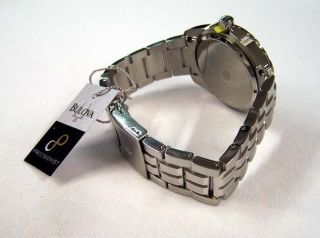 Bulova Precisionist Watch Campton Stainless Steel Bracelet 96B172 New 