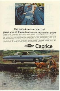 1968 1969 Chevrolet Wagon Caprice 2 Vintage Print Ads Kingswood Estate 