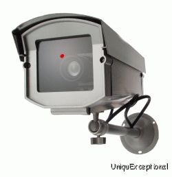   Outdoor Fake Dummy Security Cameras Camera CCTV w LED Light