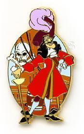 Captain Hook Return to Neverland Disney Paris DLRP Pin