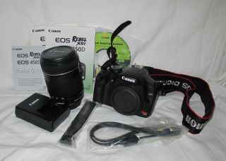Canon EOS Rebel XSi 450D 12 2 MP Digital SLR Camera Black