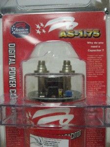 American Accessories Digital 1 75 Power Capacitor for Car Audio 