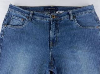Bandolinoblu Cali Modern Boot Cut Stretch Denim Jeans Womens Pant Sz 